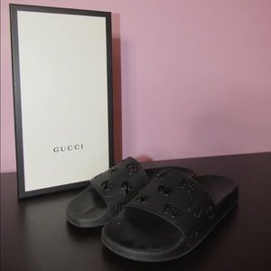 Rubber GG Slide Sandal